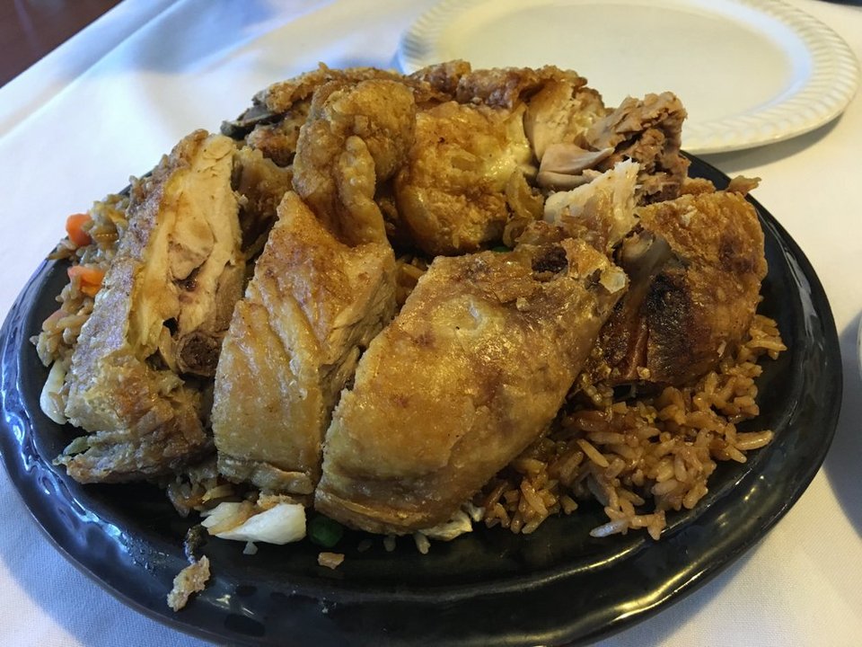 Chicken Fried Rice and Lo Mein